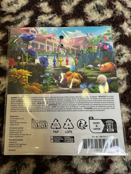 Porta-chaves 3D de borracha Pikmin 4 (Pikmin vermelho)