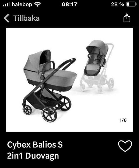 Vendo Carrinho de bebé Cybex Balios S