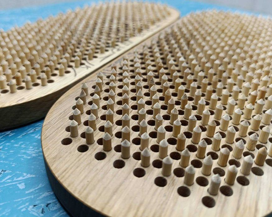 Дошка Садху. Уцінка! Доска для йоги. 10мм! Цвяхи/гвозди. Бамбук.