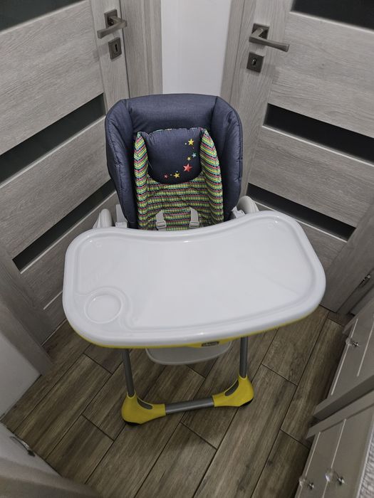 Krzesełko do karmienia Chicco Polly Magic denim