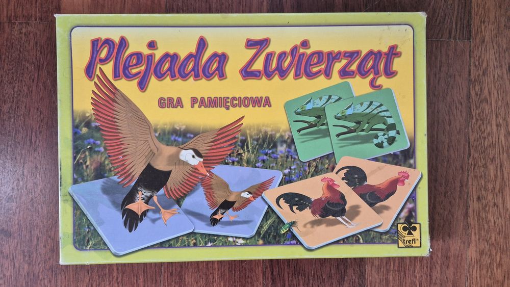 Plejada Zwierząt - gra memo, vintage