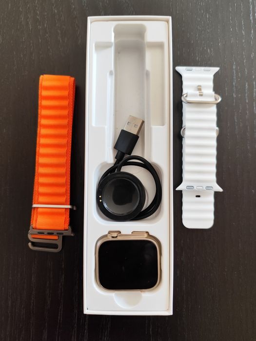 Smartwatch XS8+ Ultra HD 1.93" + 2 Braceletes (Novo na Caixa)