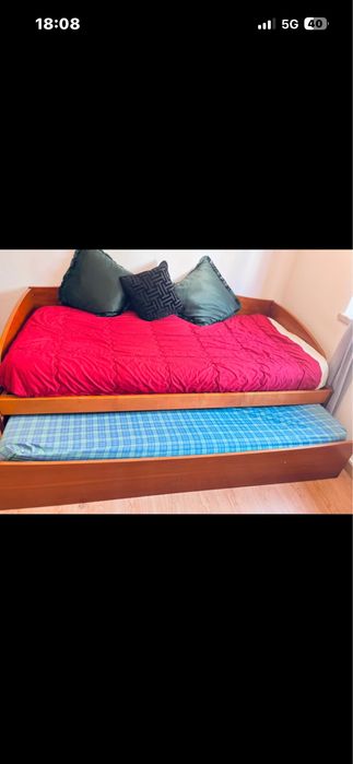 Cama  Dupla EM Madeira