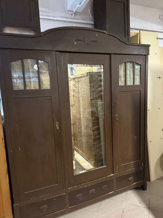 Drewniana sypialnia | Szafa + 2x szafka nocna DOWÓZ DO DOMU