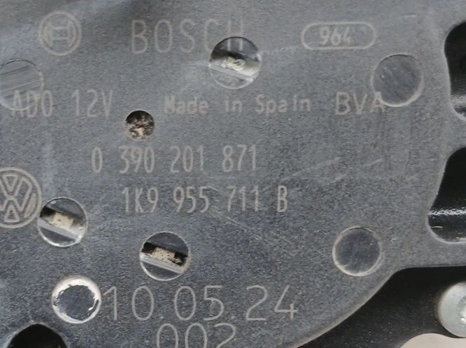 Motor limpa vidros trás VOLKSWAGEN Golf VI Variant (AJ5)