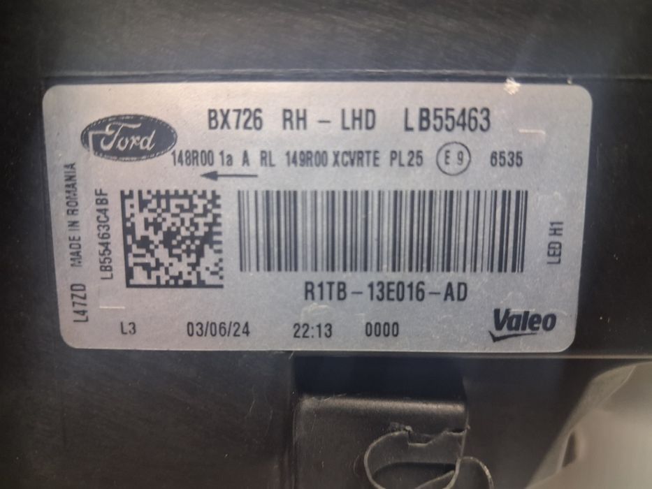 Lampa Ford Puma II Lift Full Led Prawa - R1TB13E016-AD