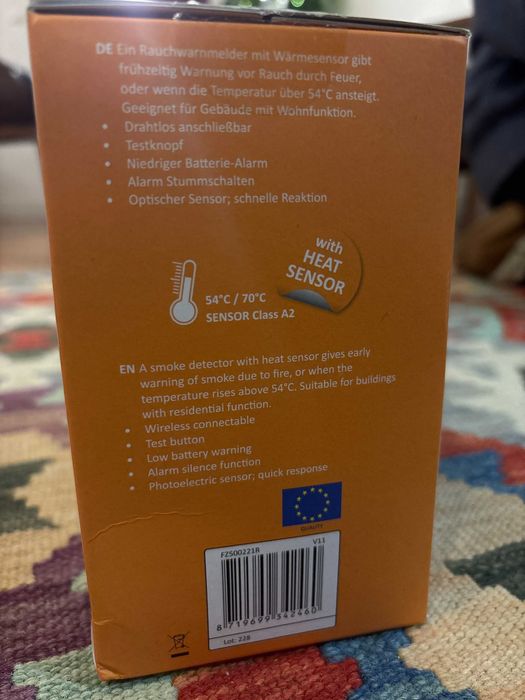 Smoke Detector (Detector de Fumaça) ELRO FZ5002R