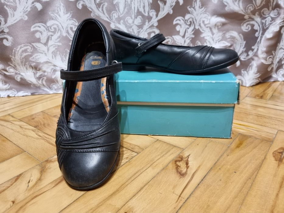 Туфлі дитячі чорні, 37 розмір, Clarks