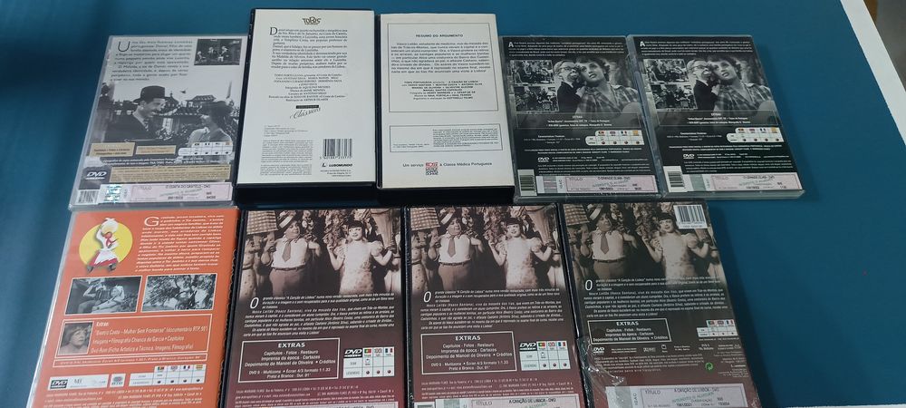 Filmes portugueses clássicos imperdíveis e alguns ainda selados em VHS