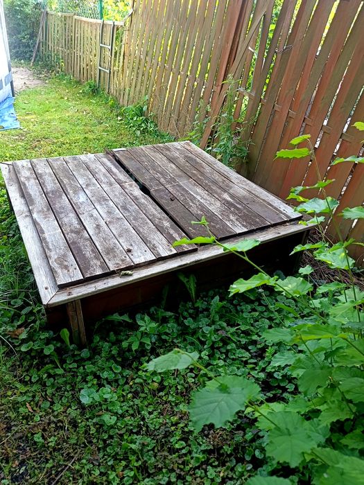 Piaskownica drewniana