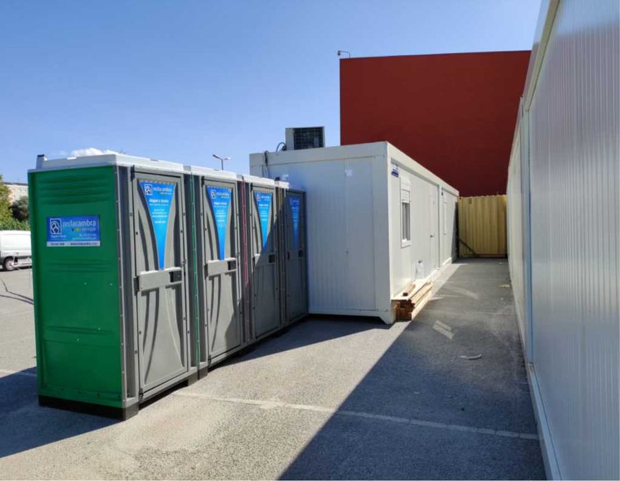 WC portátil para obra e estaleiro – aluguer mensal – Paredes