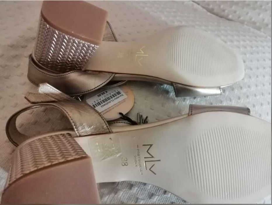 Sandalias festa MLV 38 Novas pele de 89,90 eur