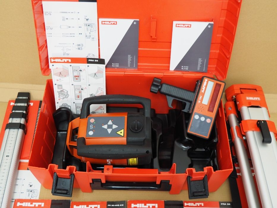 Niwelator budowlany HILTI PR 20 laser spadki X Y PR 2,30,300 PRI 36,26
