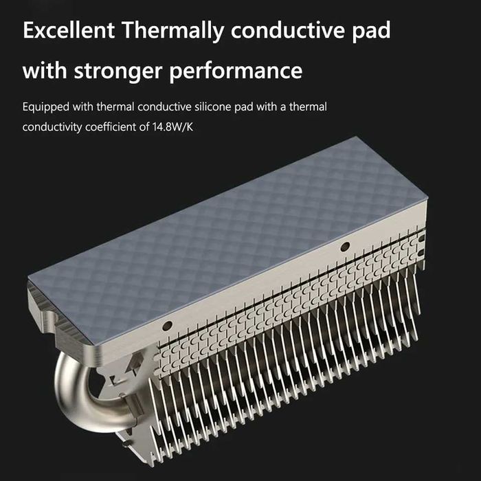 высокопроизводительный радиатор CoolLeo HR-09 M.2 2280 NGFF NVME SSD