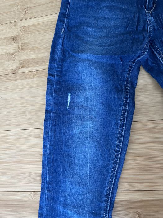 Spodnie jeansowe z przetarciami tally weijl 34