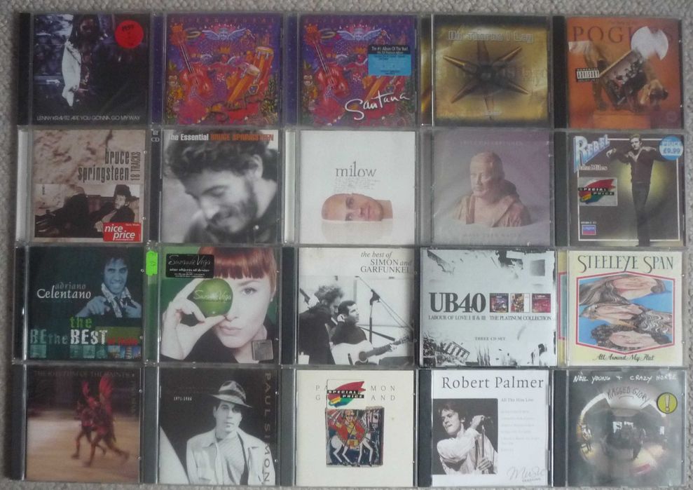 Kraftwerk, Beatles, Genesis, Hackett, G'n'R, Free - zestaw 56xCD