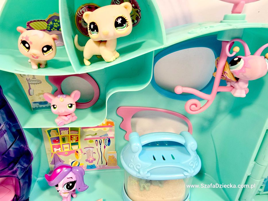 LITTLEST PET SHOP - Hotel dla Lps + Figurki Lps + Akcesoria Lps