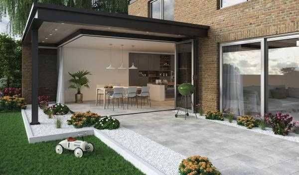 Płyta tarasowa 20mm BURLINGTON SILVER szara 60x90 ogród zamiast kostki