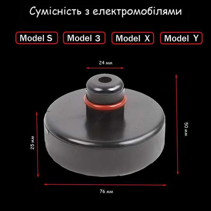 Вкладиши для домкрата Tesla
