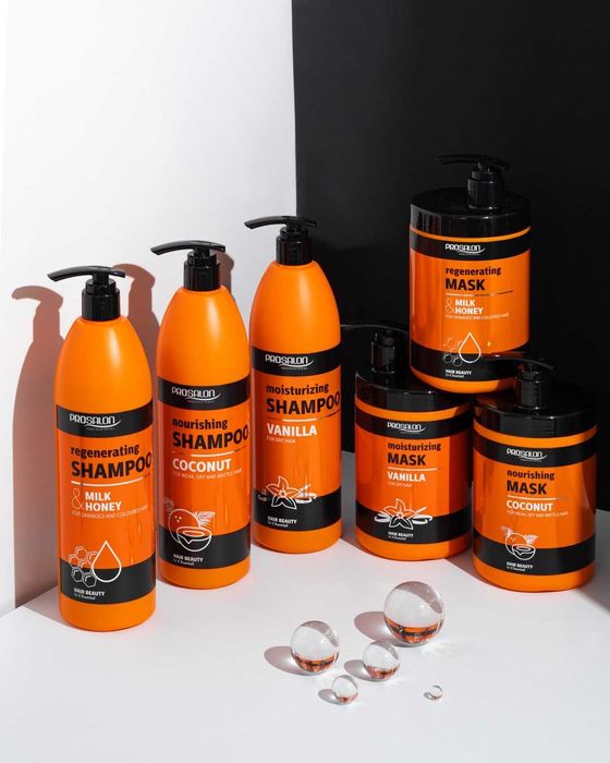Шампунь професійна маска Prosalon Vanilla coconut vanilla milk honey