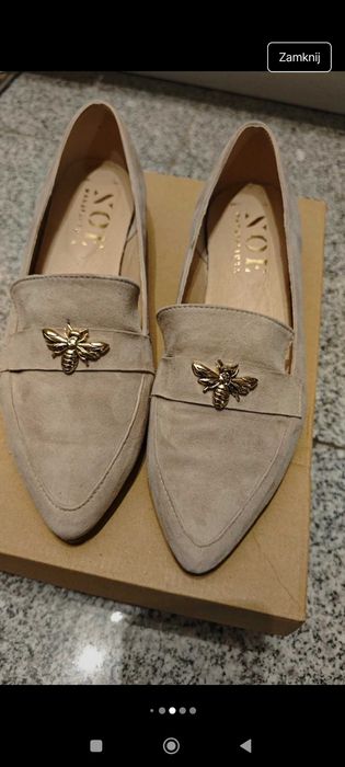 NOE mokasyny nowe r.38