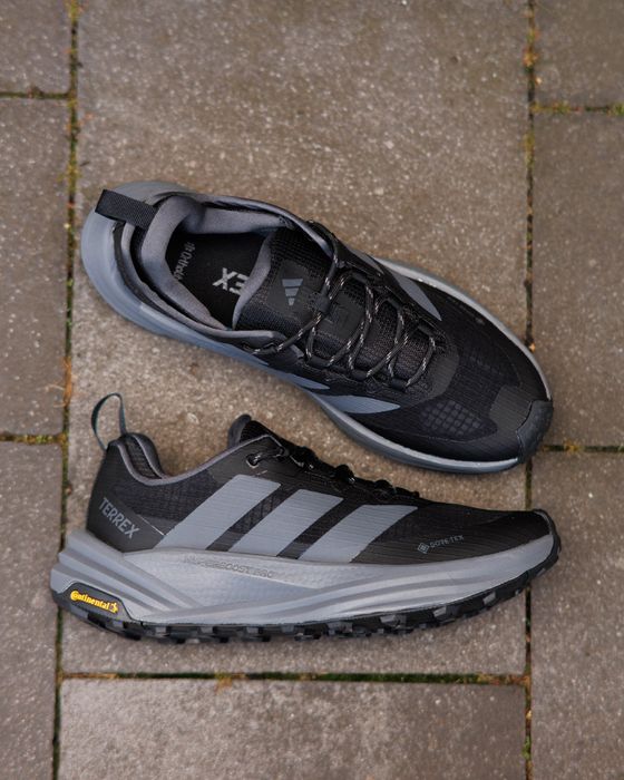 Кросівки осінні Adidas Terrex Trailmaker 2 Gore-Tex Black/Grey premium | Кроссовки Адидас чоловічі