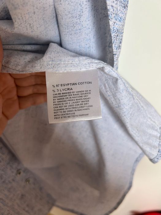 2 x koszula męska Koszula w kratę długi rękaw granatowa XL