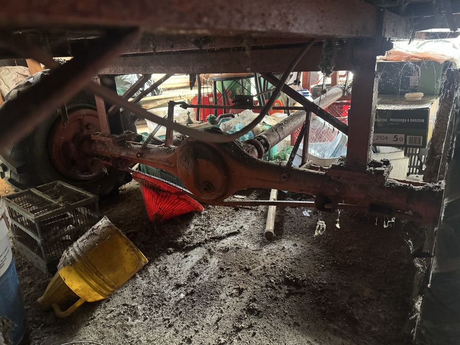 traseira de um reboque agrícola