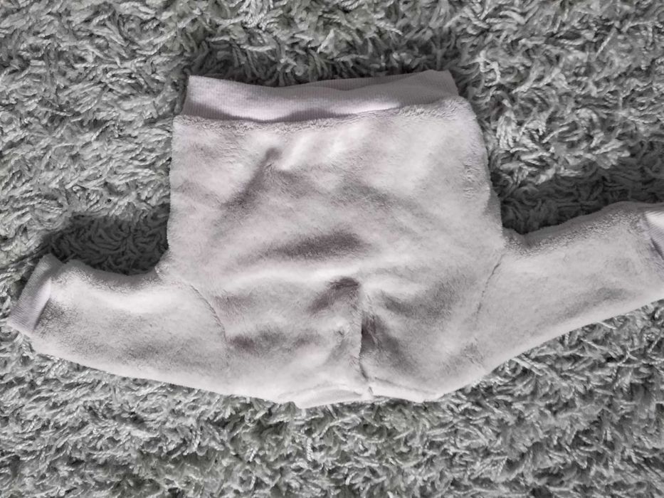 Sweter sweterek różowy ocieplany dziewczęcy 3 miesiące