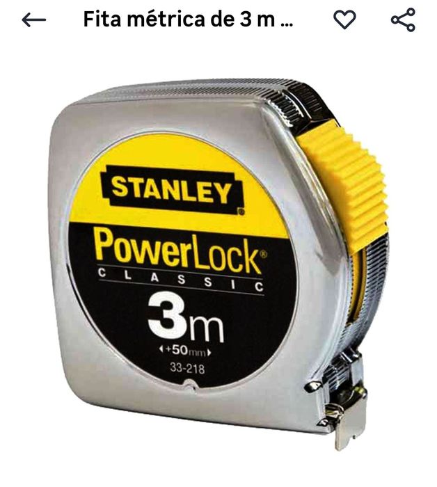 Fita métrica Stanley