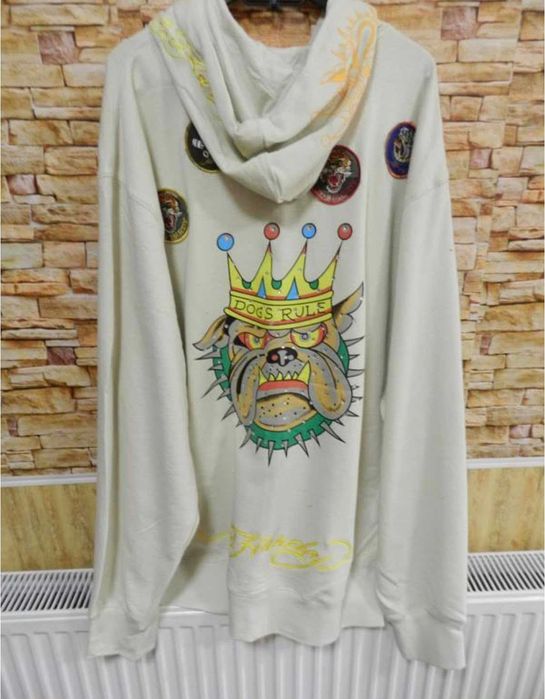 bluza z kapturem Ed Hardy, raglan