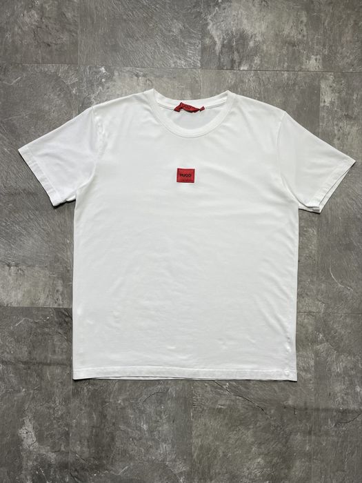 Футболка hugo boss хуго босс оригінал біла чоловіча стан ідеал xl l