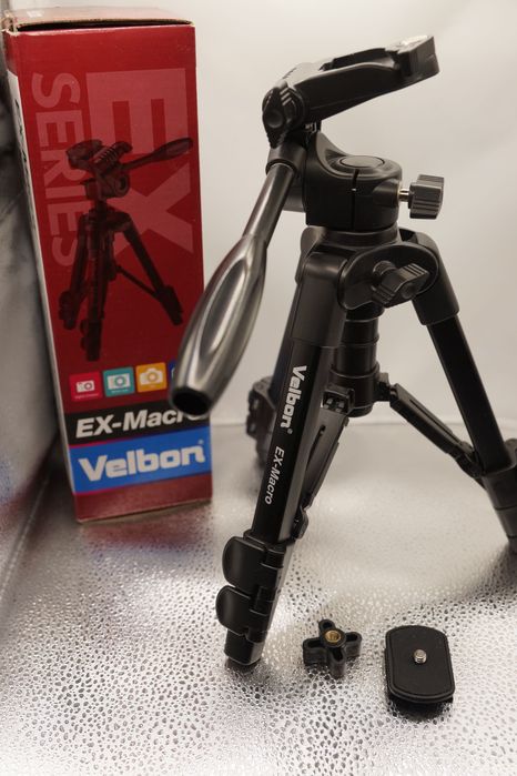 Velbon EX-Macro – kompaktowy statyw fotograficzny, stan b. dobry