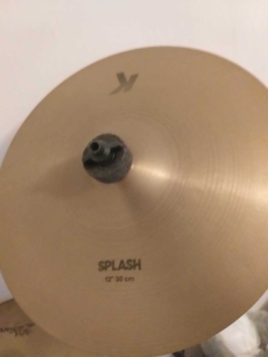 Prato zildjian,splash,12 polegadas,quase novo,muito pouco uso.