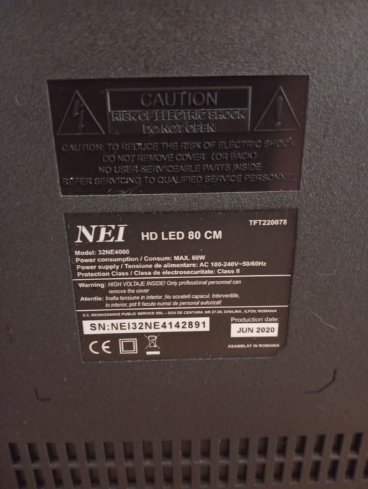 Tv NEI 32NE4000 para peças