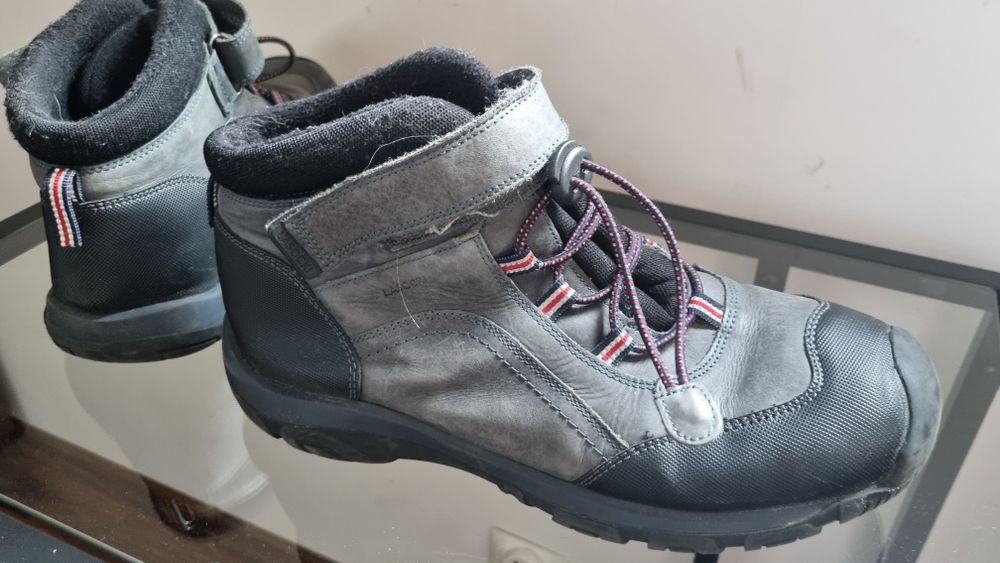 Buty zimowe trekkingowe Lasocki skórzane r.39