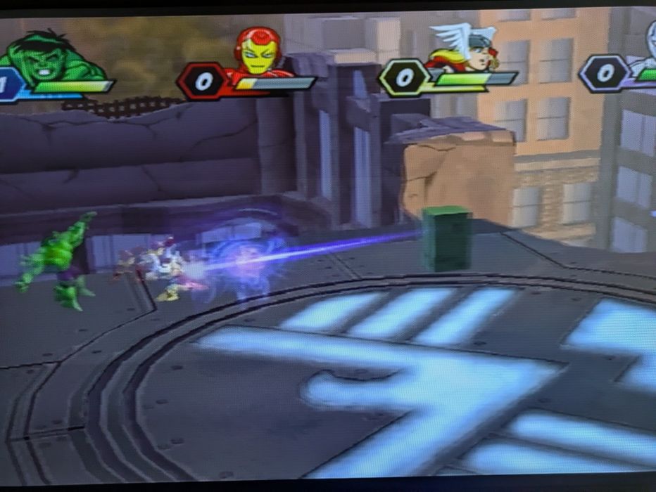 Jogo PS2 ( PlayStation 2 ) " Marvel Super Hero Squad " (Razoável)
