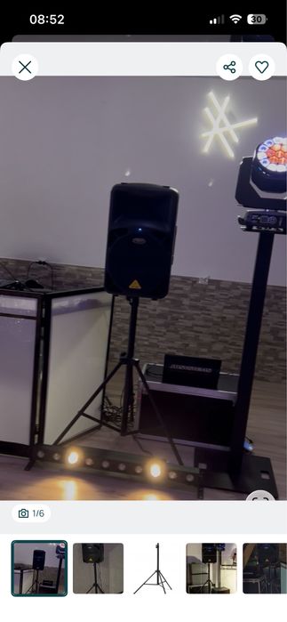 Statywy dla DJ - 2 szt + pokrowce