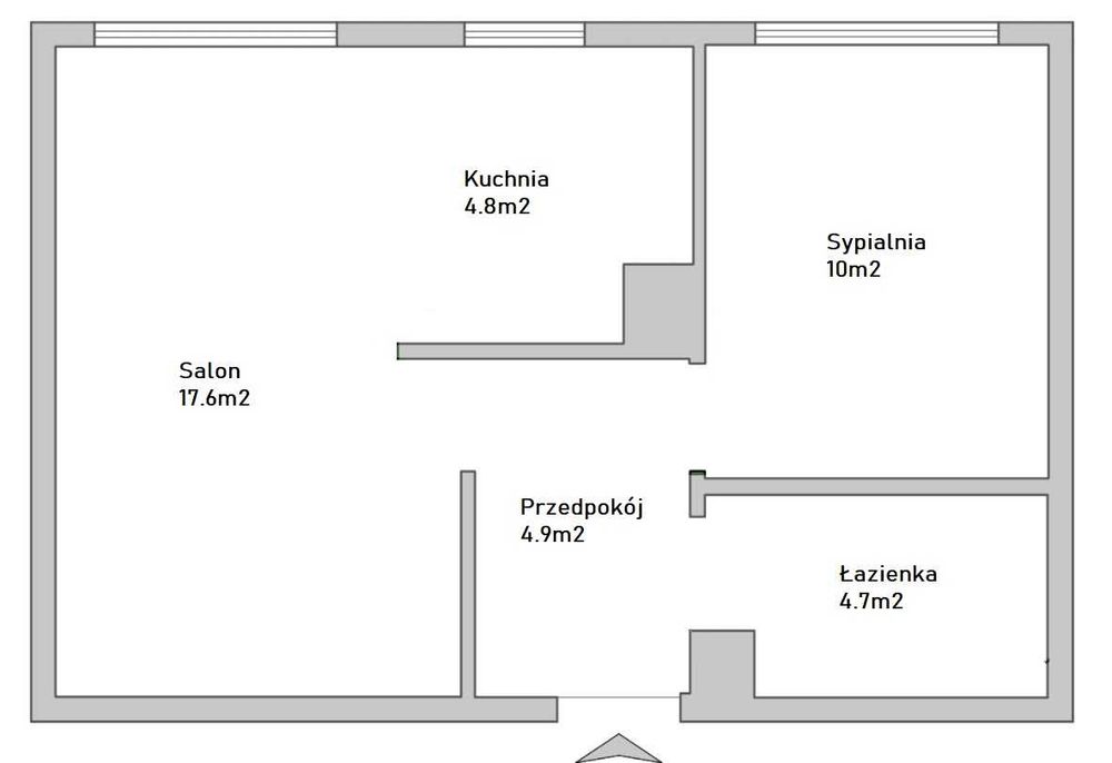 Nowoczesne mieszkanie | 2 pokoje | duży balkon