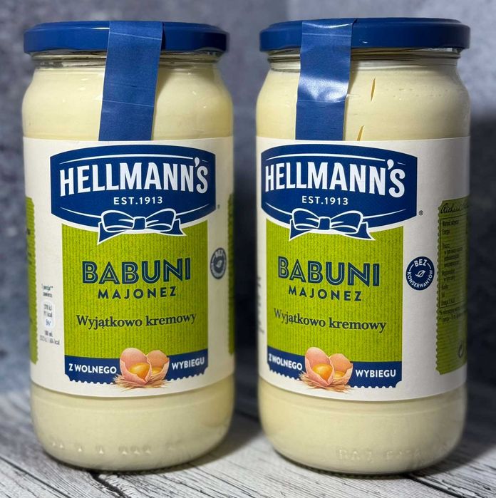 Майонез Helmans  Babuni 65% жирності 500 мл