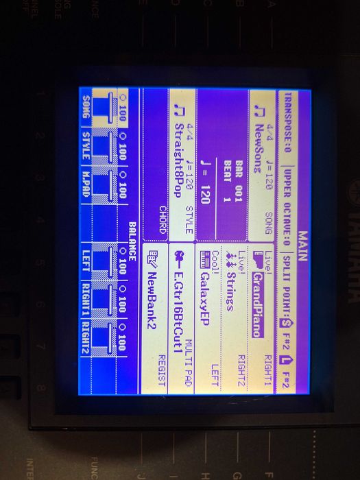 Yamaha psr s700  keyboard