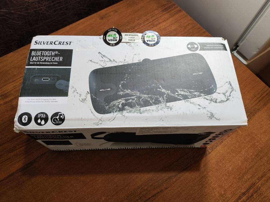 Потужна Bluetooth колонка SilverCrest 30W IPX6 (SLXL 30 C1) Нова