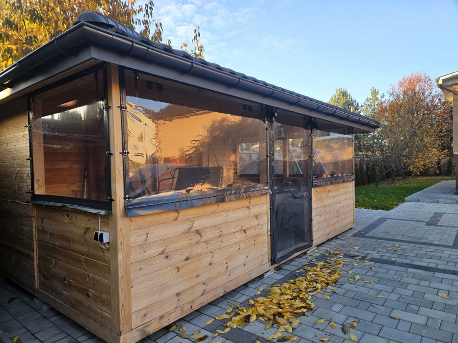 М'які вікна. Прозорі ПВХ штори. Мягкие окна Харків