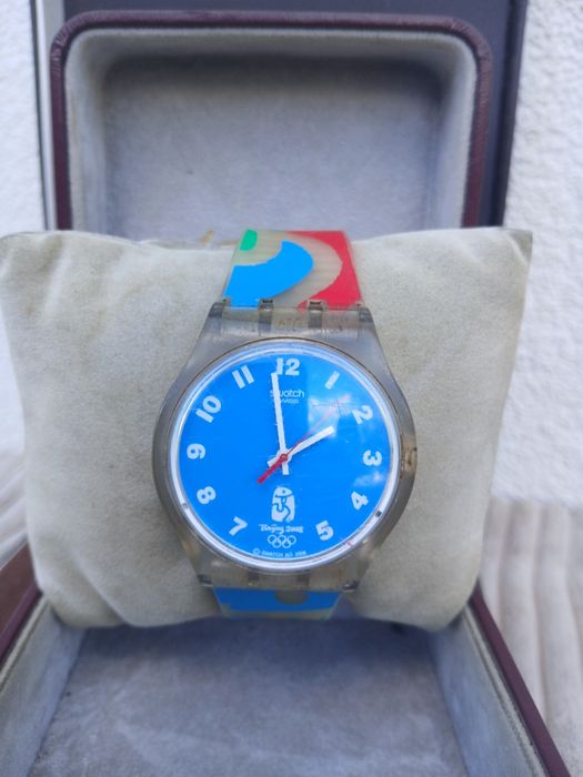 Zegarek swatch quartz unikat olimpiada 2008  Belgia