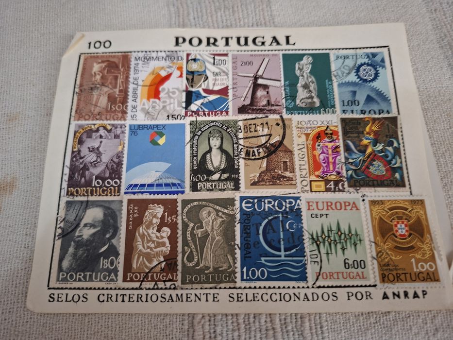 18 selos portugueses