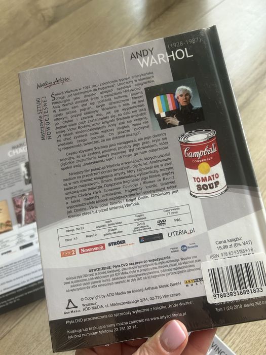 Warhol, Van Gogh, Chagall - płyty DVD