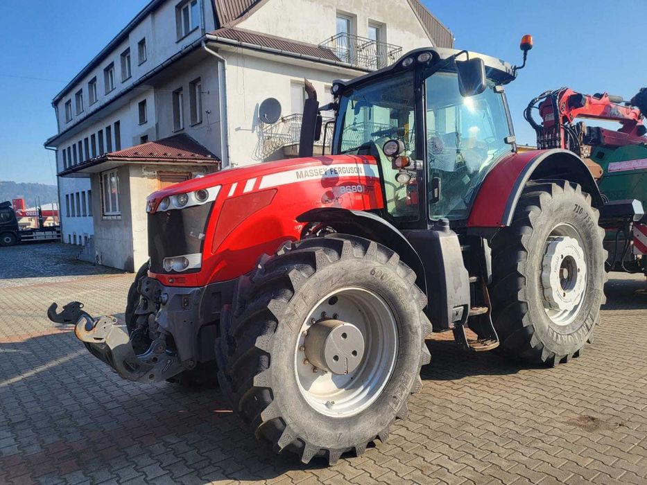Rębak Jenz 582 z Massey Ferguson 8680 komplet