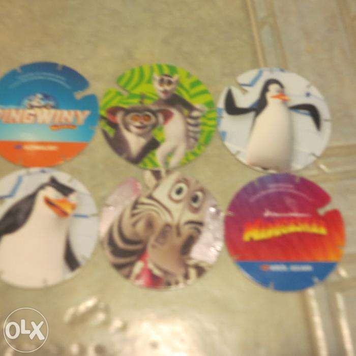 Flizz Flizzy żetony Pingwiny z Madagaskaru i Madagaskar Nowe