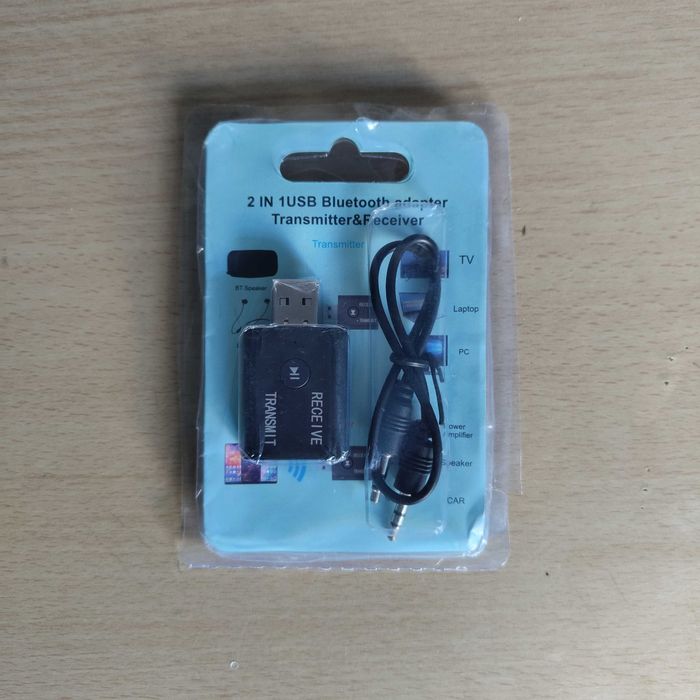 Adaptador Bluetooth 5.0 Transmissor e Receptor Carro Colunas etc