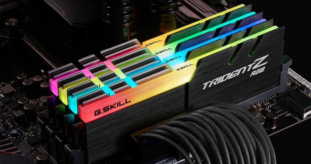 ‼️ Trident Z RGB DDR4 128GB (4x32GB) 3600 держит легко. ТОРГ ‼️